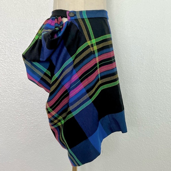 Vivienne Westwood Vintage 1994 Metropolitan Tartan Bustle Skirt - Picture 5 of 16